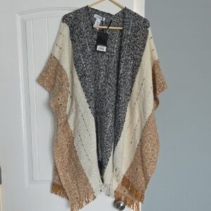 Cozy Multicolor Knit Shawl